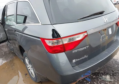 2011 Honda Odyssey Ex from USA, damaged, VIN 5FNRL5H42BB090839